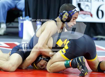 Thumbnail 3 in CIF State Boys Wrestling Championships (Day 1 - Round 3) photogallery.