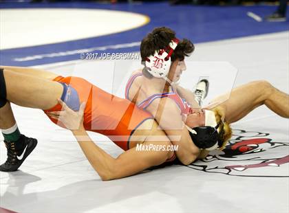 Thumbnail 2 in CIF State Boys Wrestling Championships (Day 1 - Round 3) photogallery.