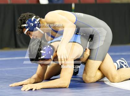 Thumbnail 3 in CIF State Boys Wrestling Championships (Day 1 - Round 3) photogallery.