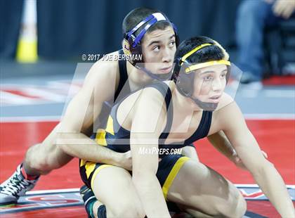 Thumbnail 1 in CIF State Boys Wrestling Championships (Day 1 - Round 3) photogallery.