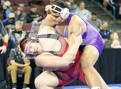 Thumbnail 3 in CIF State Boys Wrestling Championships (Day 1 - Round 3) photogallery.