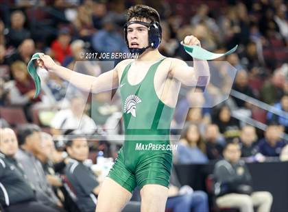 Thumbnail 1 in CIF State Boys Wrestling Championships (Day 1 - Round 3) photogallery.