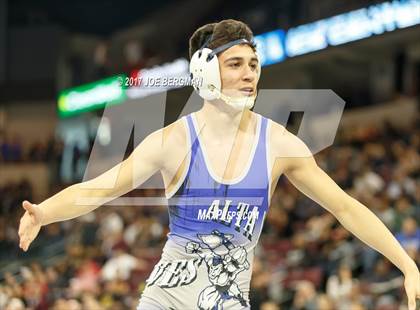 Thumbnail 2 in CIF State Boys Wrestling Championships (Day 1 - Round 3) photogallery.