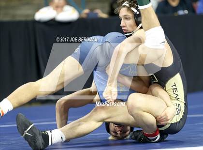 Thumbnail 3 in CIF State Boys Wrestling Championships (Day 1 - Round 3) photogallery.