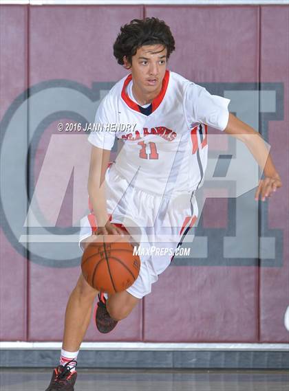 Thumbnail 2 in Redondo Union vs. Westbury Christian (Rancho Mirage Holiday Invitational) photogallery.