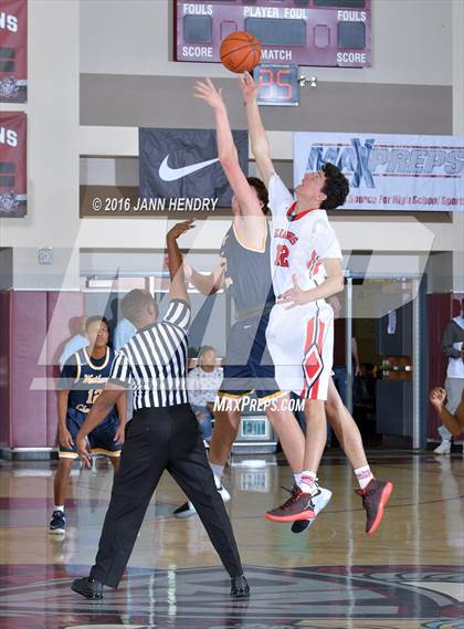 Thumbnail 1 in Redondo Union vs. Westbury Christian (Rancho Mirage Holiday Invitational) photogallery.