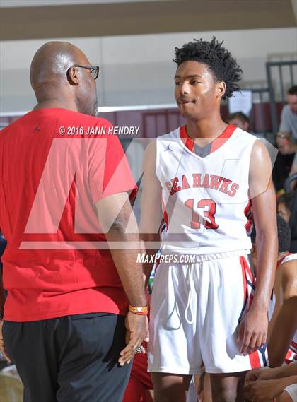 Thumbnail 3 in Redondo Union vs. Westbury Christian (Rancho Mirage Holiday Invitational) photogallery.