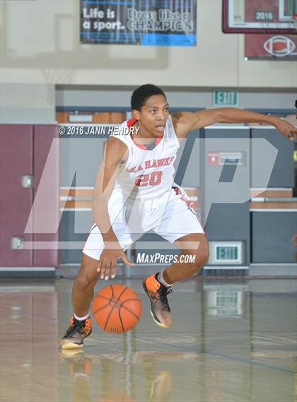 Thumbnail 3 in Redondo Union vs. Westbury Christian (Rancho Mirage Holiday Invitational) photogallery.