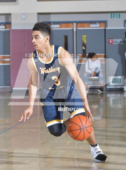 Thumbnail 1 in Redondo Union vs. Westbury Christian (Rancho Mirage Holiday Invitational) photogallery.