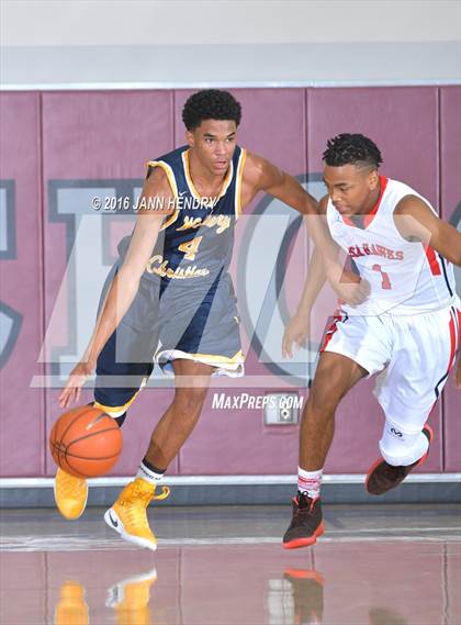 Thumbnail 1 in Redondo Union vs. Westbury Christian (Rancho Mirage Holiday Invitational) photogallery.
