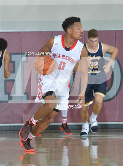 Thumbnail 2 in Redondo Union vs. Westbury Christian (Rancho Mirage Holiday Invitational) photogallery.