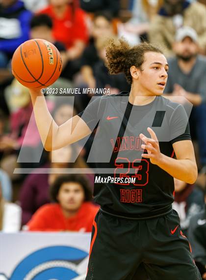 Thumbnail 1 in Lincoln Southwest vs. Lincoln High (HAC Tournament) photogallery.