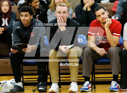 Thumbnail 2 in Lincoln Southwest vs. Lincoln High (HAC Tournament) photogallery.