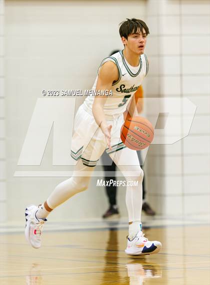 Thumbnail 1 in Lincoln Southwest vs. Lincoln High (HAC Tournament) photogallery.