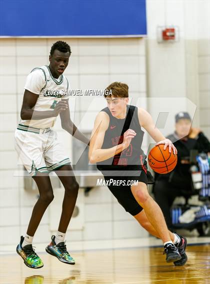 Thumbnail 3 in Lincoln Southwest vs. Lincoln High (HAC Tournament) photogallery.
