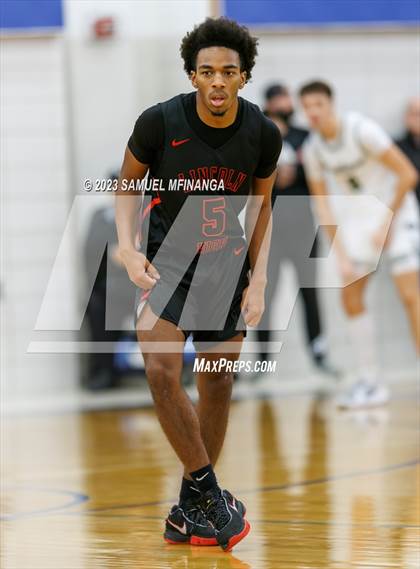 Thumbnail 3 in Lincoln Southwest vs. Lincoln High (HAC Tournament) photogallery.