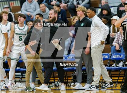 Thumbnail 2 in Lincoln Southwest vs. Lincoln High (HAC Tournament) photogallery.