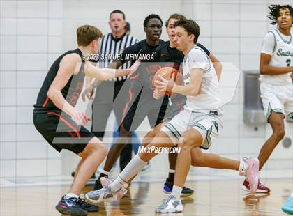 Thumbnail 1 in Lincoln Southwest vs. Lincoln High (HAC Tournament) photogallery.