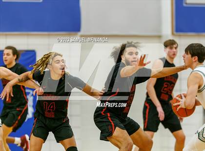 Thumbnail 3 in Lincoln Southwest vs. Lincoln High (HAC Tournament) photogallery.
