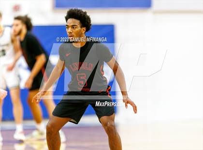 Thumbnail 1 in Lincoln Southwest vs. Lincoln High (HAC Tournament) photogallery.