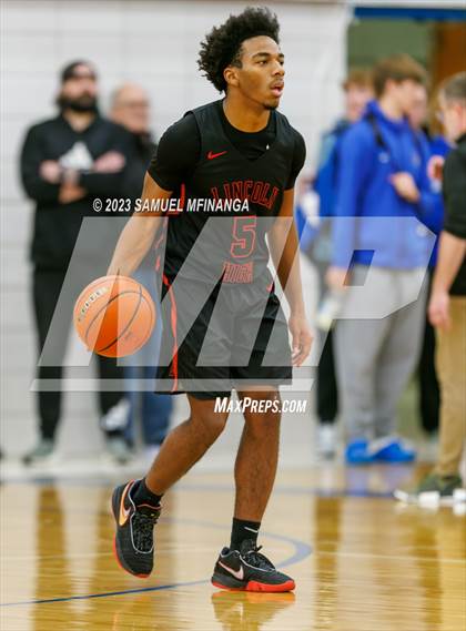 Thumbnail 1 in Lincoln Southwest vs. Lincoln High (HAC Tournament) photogallery.