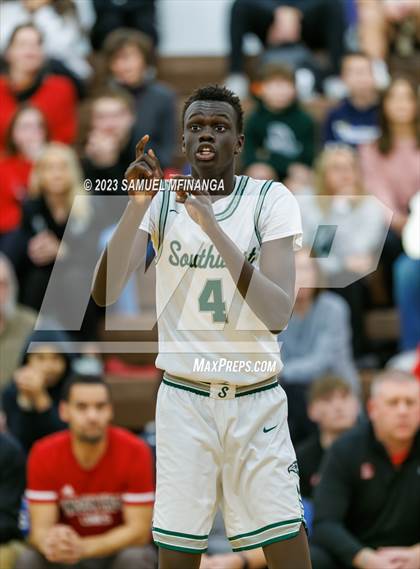 Thumbnail 2 in Lincoln Southwest vs. Lincoln High (HAC Tournament) photogallery.