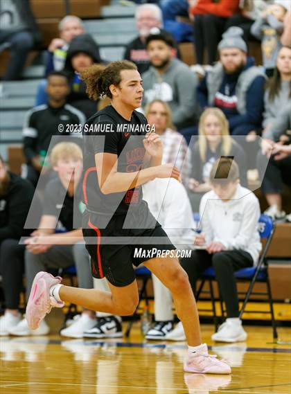 Thumbnail 2 in Lincoln Southwest vs. Lincoln High (HAC Tournament) photogallery.
