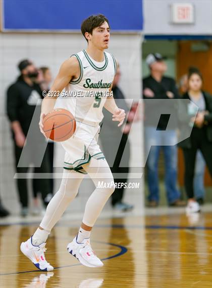 Thumbnail 1 in Lincoln Southwest vs. Lincoln High (HAC Tournament) photogallery.