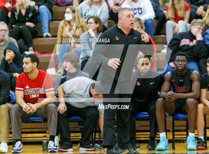 Thumbnail 3 in Lincoln Southwest vs. Lincoln High (HAC Tournament) photogallery.