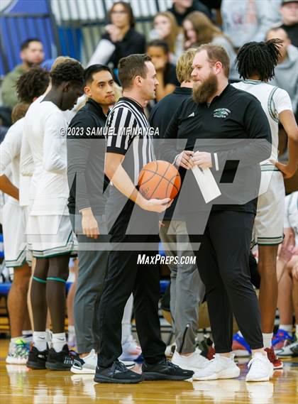 Thumbnail 2 in Lincoln Southwest vs. Lincoln High (HAC Tournament) photogallery.