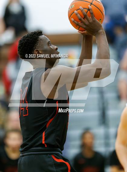Thumbnail 2 in Lincoln Southwest vs. Lincoln High (HAC Tournament) photogallery.
