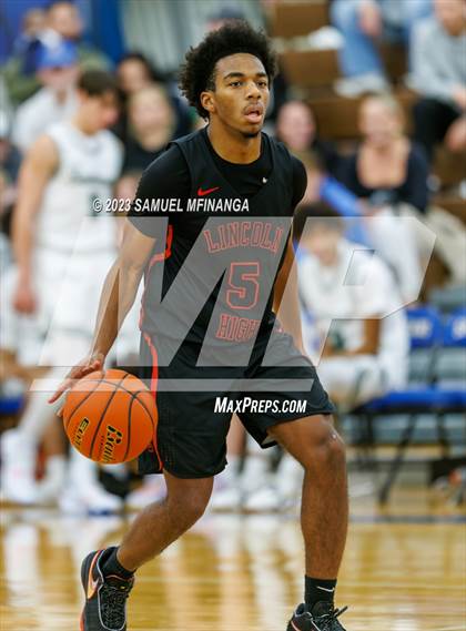 Thumbnail 1 in Lincoln Southwest vs. Lincoln High (HAC Tournament) photogallery.