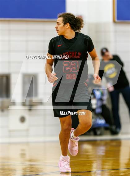Thumbnail 1 in Lincoln Southwest vs. Lincoln High (HAC Tournament) photogallery.