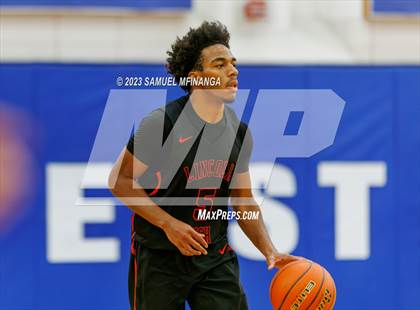 Thumbnail 3 in Lincoln Southwest vs. Lincoln High (HAC Tournament) photogallery.