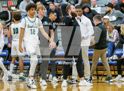 Thumbnail 2 in Lincoln Southwest vs. Lincoln High (HAC Tournament) photogallery.