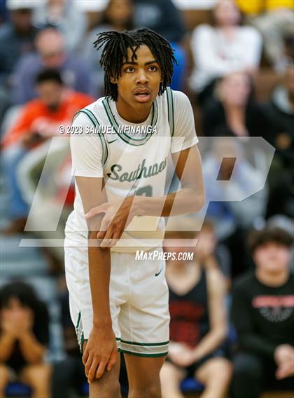 Thumbnail 3 in Lincoln Southwest vs. Lincoln High (HAC Tournament) photogallery.
