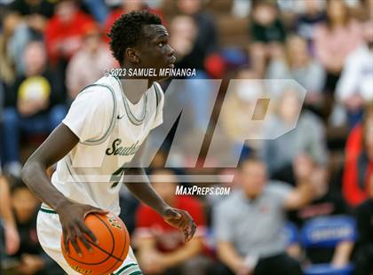 Thumbnail 2 in Lincoln Southwest vs. Lincoln High (HAC Tournament) photogallery.