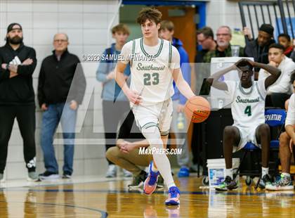 Thumbnail 1 in Lincoln Southwest vs. Lincoln High (HAC Tournament) photogallery.