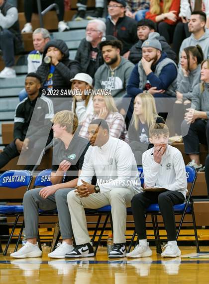 Thumbnail 2 in Lincoln Southwest vs. Lincoln High (HAC Tournament) photogallery.