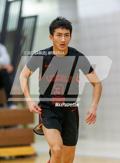 Thumbnail 2 in Lincoln Southwest vs. Lincoln High (HAC Tournament) photogallery.