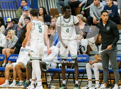 Thumbnail 2 in Lincoln Southwest vs. Lincoln High (HAC Tournament) photogallery.