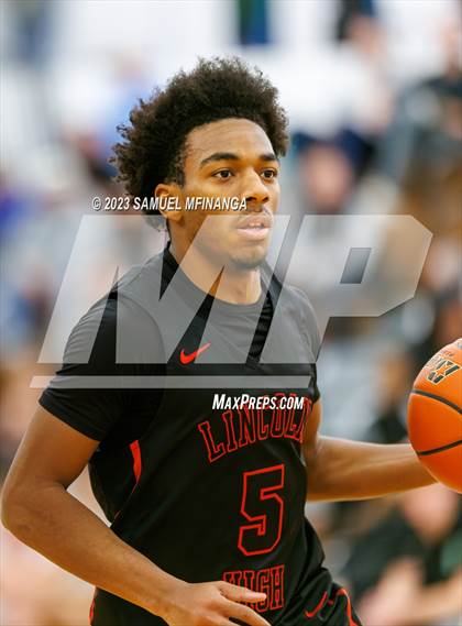 Thumbnail 2 in Lincoln Southwest vs. Lincoln High (HAC Tournament) photogallery.
