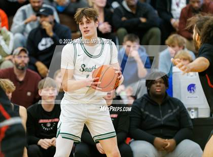 Thumbnail 3 in Lincoln Southwest vs. Lincoln High (HAC Tournament) photogallery.