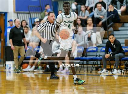 Thumbnail 2 in Lincoln Southwest vs. Lincoln High (HAC Tournament) photogallery.