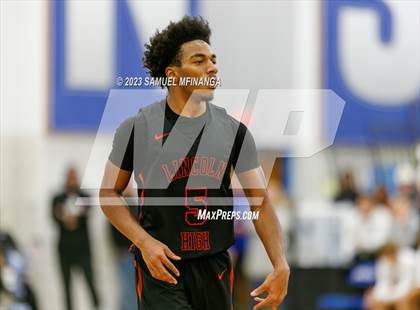 Thumbnail 1 in Lincoln Southwest vs. Lincoln High (HAC Tournament) photogallery.