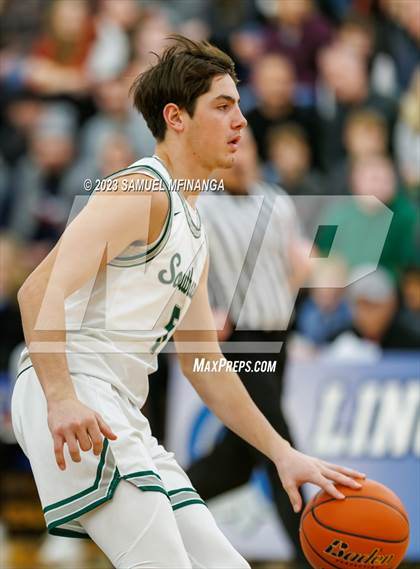 Thumbnail 3 in Lincoln Southwest vs. Lincoln High (HAC Tournament) photogallery.