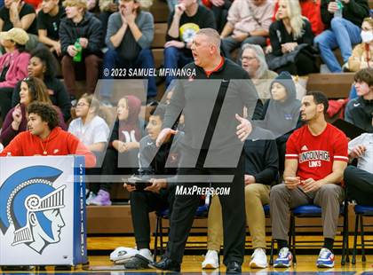 Thumbnail 2 in Lincoln Southwest vs. Lincoln High (HAC Tournament) photogallery.