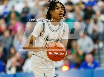 Thumbnail 1 in Lincoln Southwest vs. Lincoln High (HAC Tournament) photogallery.