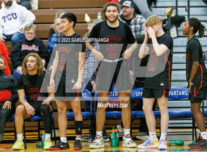 Thumbnail 3 in Lincoln Southwest vs. Lincoln High (HAC Tournament) photogallery.