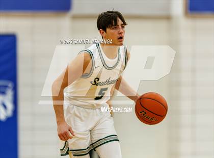 Thumbnail 2 in Lincoln Southwest vs. Lincoln High (HAC Tournament) photogallery.